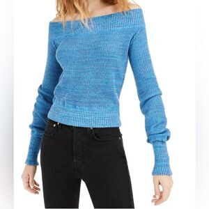 NEW Free People Sugar Rush Off-The-Shoulder sweater